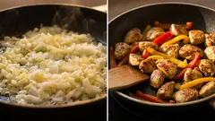 Vad ska man steka först – lök eller kött: metoden som professionella kockar använder